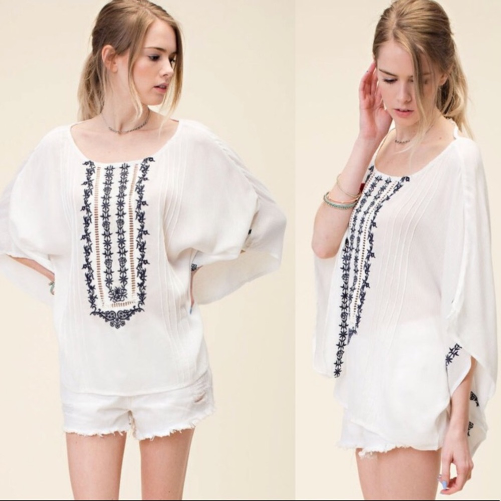 💐Boho Embroidery Top💐